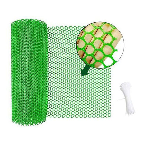 Hexagonal plastic mesh